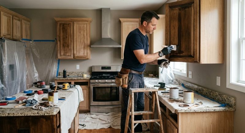 Kitchen Cabinet Refinishing in Kokomo, IN