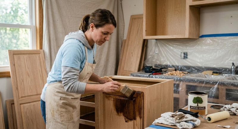 Kitchen Cupboard Refinishing in Kokomo, IN
