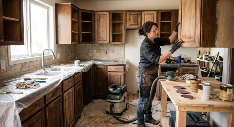 Kitchen Cabinet Refinishing in Kokomo, IN